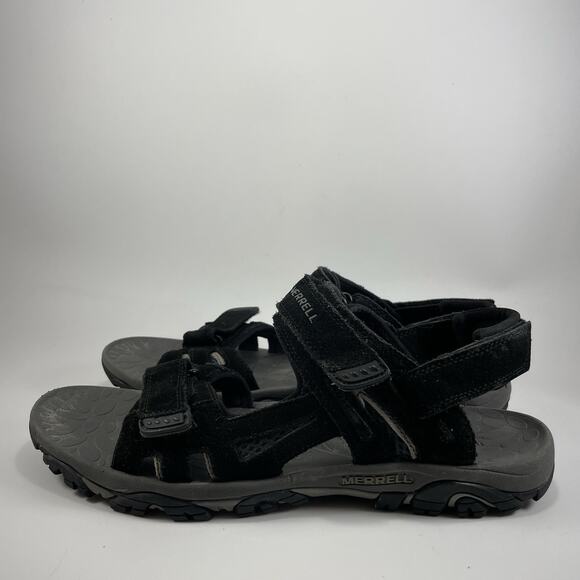 Merrell Moab Active Sandals Mens Size 12 Black Suede Strappy Hiking Water main image 9